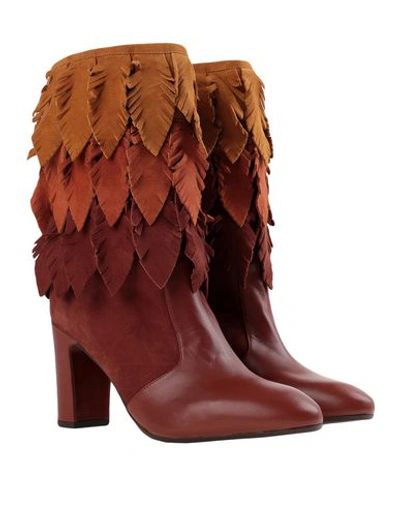 Chie Mihara Ankle Boot In Rust