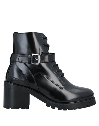 Shop Maje Ankle Boots In Black