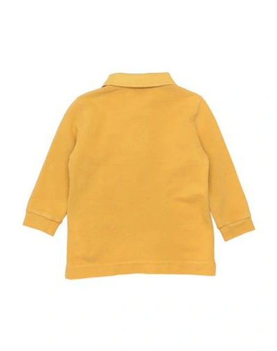 Shop Il Gufo Polo Shirts In Ocher