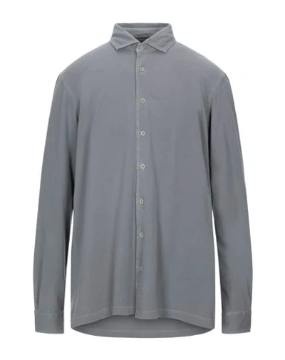 Shop Gran Sasso Shirts In Light Grey