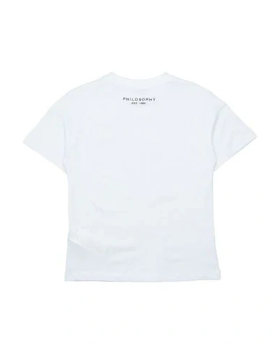 Shop Philosophy Di Lorenzo Serafini Toddler Boy T-shirt White Size 6 Cotton, Elastane
