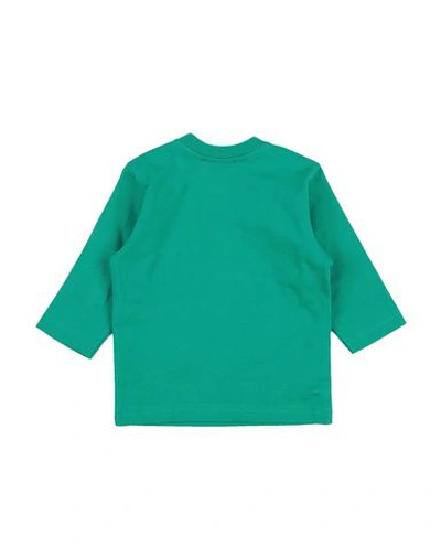 Shop Diesel Newborn Boy T-shirt Green Size 3 Cotton