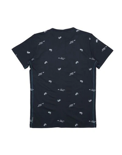 Shop Armani Junior T-shirt In Dark Blue