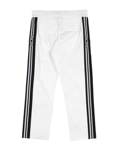 Shop Gcds Mini Toddler Boy Pants White Size 6 Cotton, Elastane