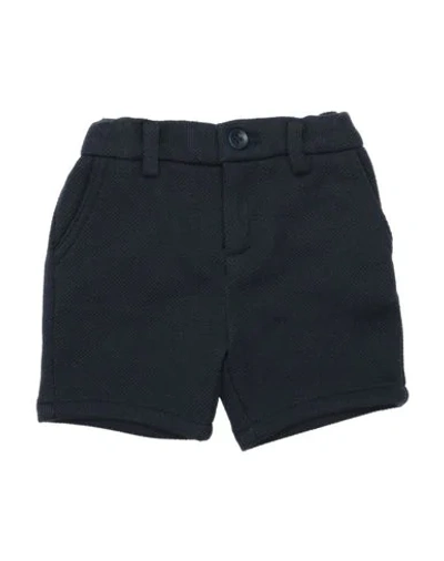 Shop Armani Junior Bermuda In Dark Blue