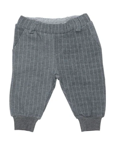 Shop Frankie Morello Newborn Boy Pants Grey Size 3 Cotton, Wool