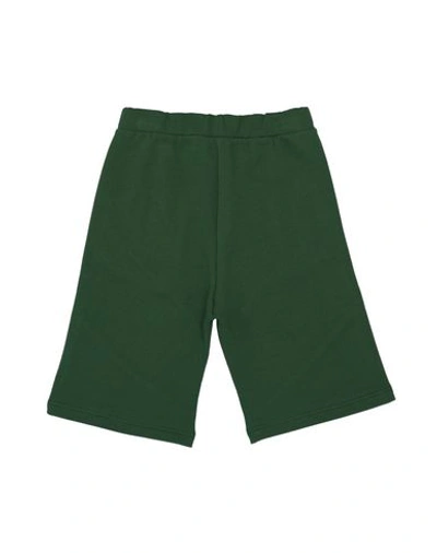 Shop Versace Young Shorts & Bermuda In Green