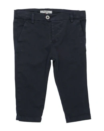 Shop Nupkeet Casual Pants In Dark Blue