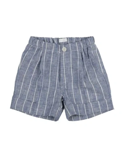 Shop Il Gufo Shorts & Bermuda Shorts In Slate Blue