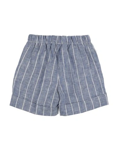 Shop Il Gufo Shorts & Bermuda Shorts In Slate Blue