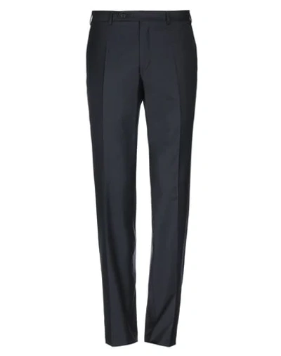 Shop Canali Casual Pants In Black