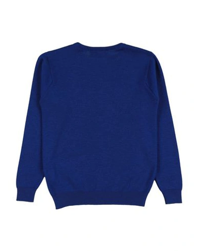 Shop Versace Young Sweater In Dark Blue