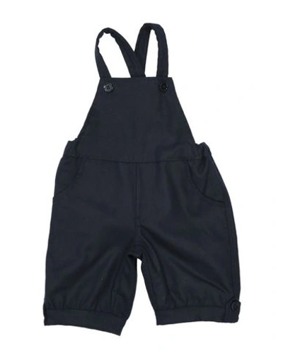 Shop Aletta Baby Overalls In Dark Blue