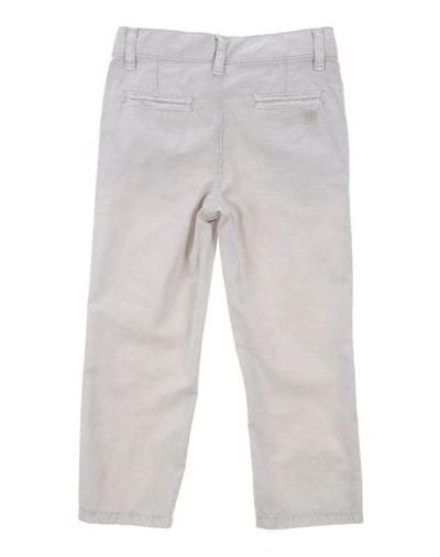 Shop Bikkembergs Toddler Boy Pants Light Grey Size 4 Cotton