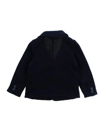 Shop Armani Junior Suit Jackets In Dark Blue