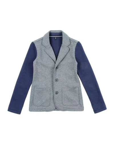Shop Armani Junior Suit Jackets In Grey