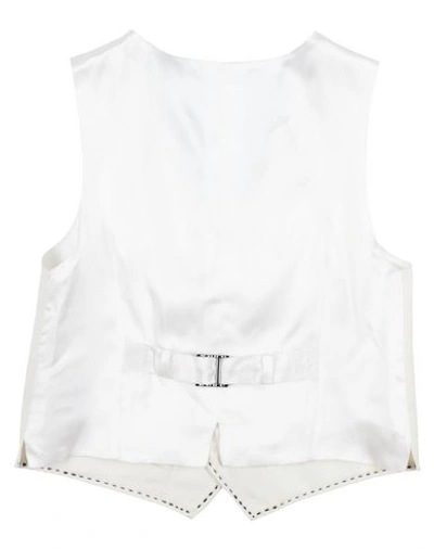 Shop Dolce & Gabbana Vests In Ivory