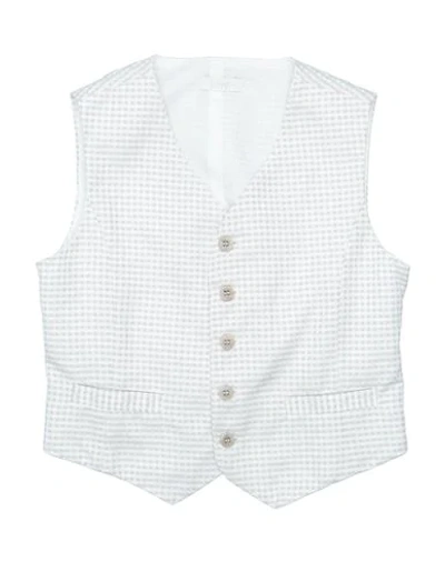 Shop Il Gufo Newborn Boy Tailored Vest Light Grey Size 3 Cotton, Polyester