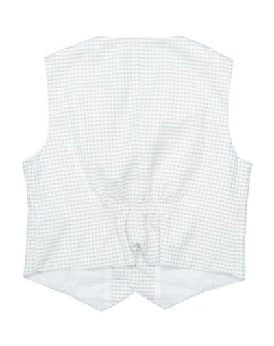 Shop Il Gufo Newborn Boy Tailored Vest Light Grey Size 3 Cotton, Polyester
