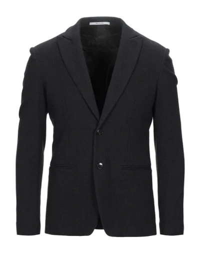 Shop Aglini Suit Jackets In Black