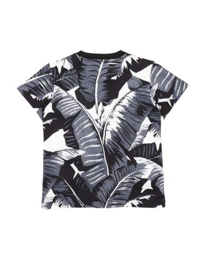 Shop Dolce & Gabbana Newborn Boy T-shirt Black Size 3 Cotton, Polyester, Viscose