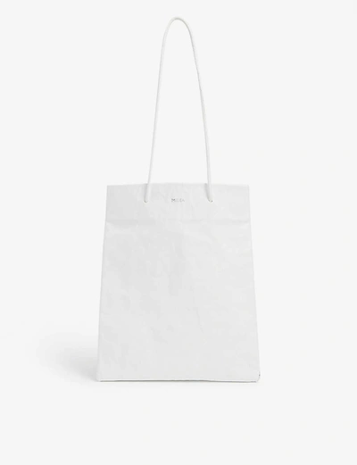 Shop Medea Tall Busted Leather Tote Bag