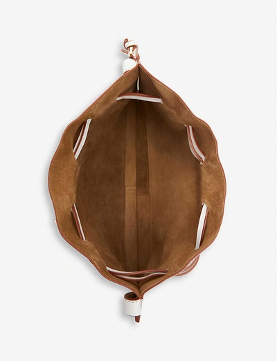 Shop Loewe Horseshoe Leather Shoulder Bag