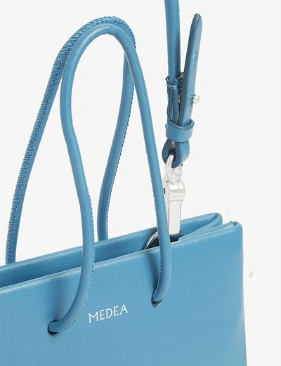 Shop Medea Short Leather Cross-body Tote Bag