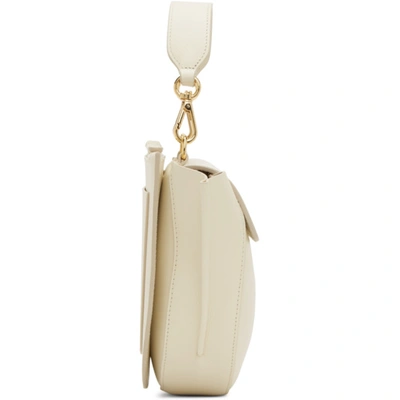 Shop Wandler Off-white Mini Hortensia Bag In 1044 Cream