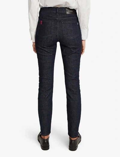 Shop Claudie Pierlot High-rise Skinny Stretch-denim Jeans