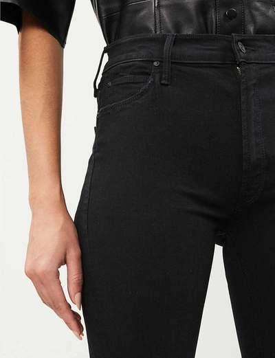 Shop Mother The Doozy Flared High-rise Jeans