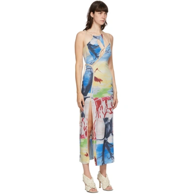 Shop Ottolinger Ssense Exclusive Multicolor Strappy Dress In Ssenseprint