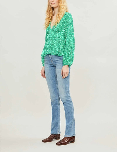 Shop Reformation Audrey Straight High-rise Jeans In Cyprus