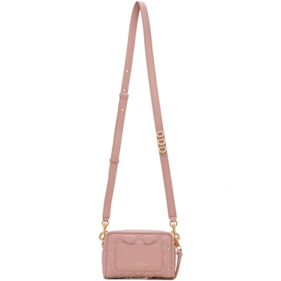 Shop Marc Jacobs Pink The Quilted Softshot Pearl 17 Bag In 663 Pink Ro