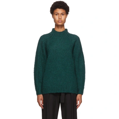 Shop 3.1 Phillip Lim / フィリップ リム 3.1 Phillip Lim Green Alpaca Sweater In Fo301 Forgn