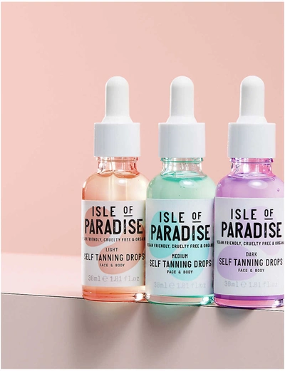 Shop Isle Of Paradise Light Self-tanning Drops