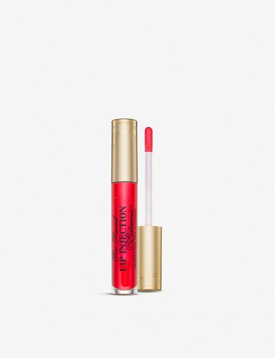 Shop Too Faced Lip Injection Extreme Plumping Lip Gloss 4g In Strawberry Kiss