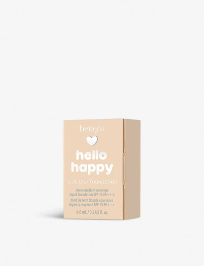 Shop Benefit Hello Happy Soft Blur Foundation Travel-sized Mini 6.0ml