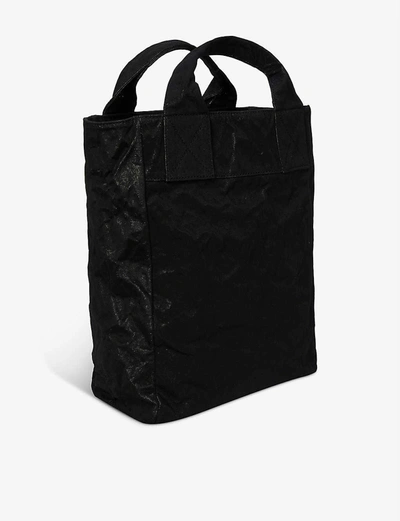 Shop Acne Studios Aimie Memory Canvas Tote Bag In Black