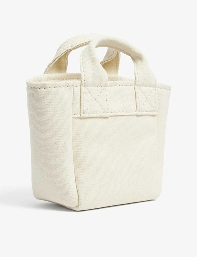 Shop Acne Studios Aleah Canvas Cross-body Bag In Beige