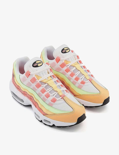 Shop Nike Air Max 95 Textile Trainers In Atomic Pink Melon Tint