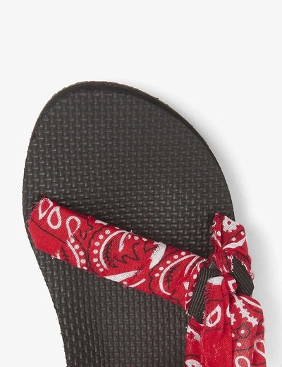 Shop Arizona Love Trekky Bandana-print Woven Sandals
