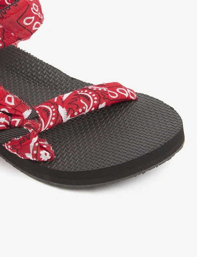 Shop Arizona Love Trekky Bandana-print Woven Sandals