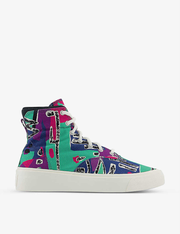 converse skid grip canvas trainers