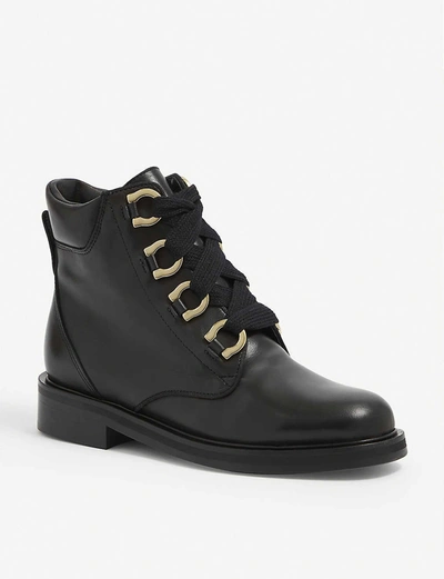 Claudie Pierlot Aramis Leather Boots | ModeSens