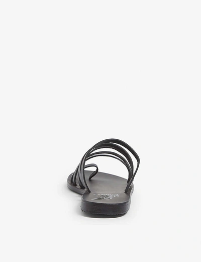 Shop Ancient Greek Sandals Niki Multi-strap Leather Sandals In Black