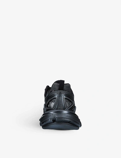 Shop Balenciaga Women's Black Women's Track.2 Nylon And Mesh Trainers