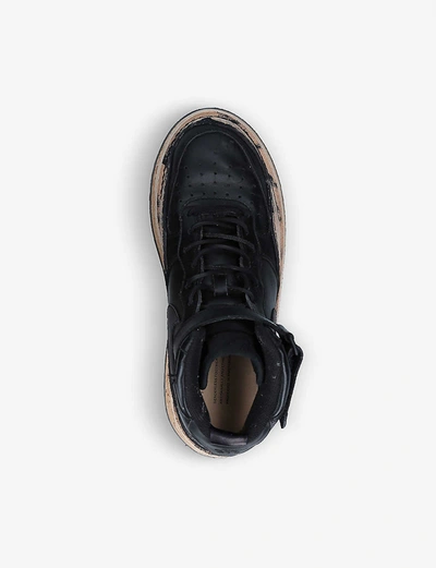 Shop Peterson Stoop Nike Air Force 1 Leather Shoes In Black
