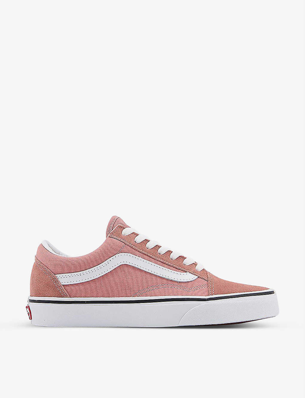 rose suede vans