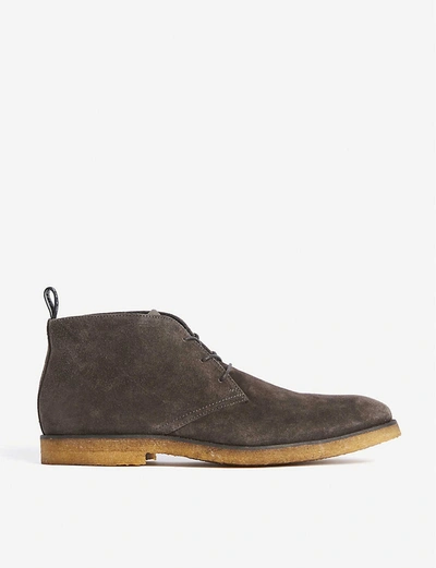 Shop Allsaints Luke Suede Desert Boots